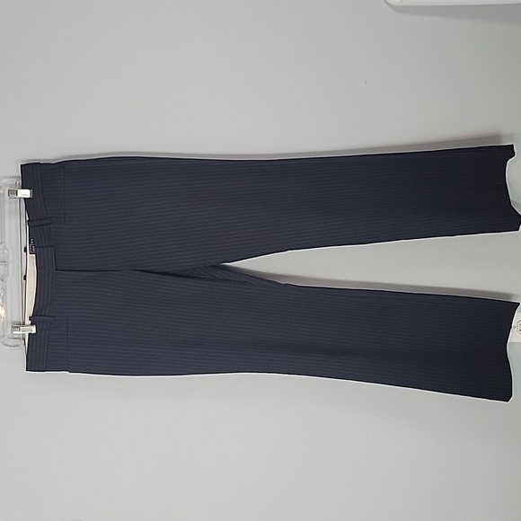 GAP Modern Boot Navy Pinstripe pants 10R - Picture 1 of 8